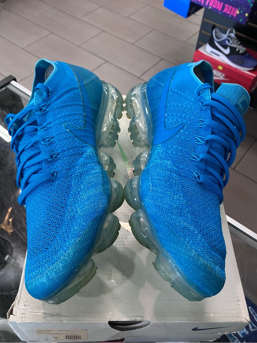 Nike Air VaporMax Blue Orbit Size 12 - Picture 5 of 9